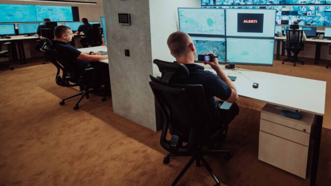 Cyber security Control room